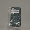 RALEAVO Floral Case for iPhone 17,Liquid Silicone Cover with Cute Flower Branch Pattern for Girls Women Slim Soft Rubber Protective Phone Case for iPhone 17 (6.3"),Dark Green