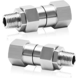 M MINGLE 1/4 NPT Pressure Washer Swivel Fitting, Anti-Twist 1/4 Male to Female Adapter, 360 Kink-Free Swivel Connector for Gun and Hose, 4000 PSI, 2 Pcs