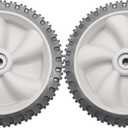 2 Pcs 8" 634-0190A 734-04581 Wheels for Craftsman Troy Bilt MTD Huskee Yard Man Lawnmower Wheel