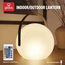 Globe Outdoor/Indoor Lantern Remote control Rechargeable