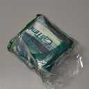 CaliTime Throw Pillow Cases Pack of 2 Cozy Fleece Two-Tone Abstract Feather Decorative Cushion Covers for Couch Bed Sofa Farmhouse Decoration 16 X 16 Inches Teal Green Navy Somke Blue Grey