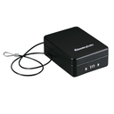 SentrySafe Small Safe, Black Lock Box with Combination Lock for Office or Dorm Secures Money, Passport, Jewelry, 0.05 Cubic Feet, Exterior: 2.6 in. H x 5.9 in. W x 8.0 in. D, ‎P005C