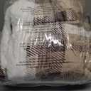 Electric Heated Blanket 72"x84" Full Size, Soft Flannel and Sherpa Double-Sided Material with 4 Heating Levels and 10 Hours Auto-Off, Machine Washable, Cozy Plush Fabric for Home, Brown Plaid