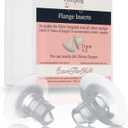 Save The Milk Silicon Flange Inserts - Personalfit Flex, Breast Shield Shaped Around You for Comfortable & Efficient Pumping | BPA Free Breast Pump Accessories, 2 Pc (13mm) Pumping Preety Inserts (13 mm)