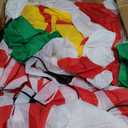 ZaaYee 10FT Christmas Inflatable Yard Decoration, Giant Blow Up Lighthouse with Santa and Reindeer with Built-in LED Lights & Drawstring Bags for Yard Lawn Garden Holiday Outdoor Decor