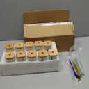 10 Pcs Thank You Glass Cups 13.5 oz Team Appreciation Cups for Employee with Handle Lid Thank You for Being Awesome Drinking Tumbler for Teacher Nurse Office Staff Coworker (Awesome Style)