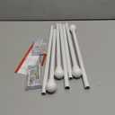 White Curtain Rods for Windows 28 to 48 Inch, 5/8" Diameter Heavy Duty Metal Adjustable Small Curtain Rod With Bracket(2.3-4 Feet)