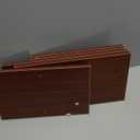 Godferyxin Tree Bookshelf,Small Bookshelf,3 Tier Wood Mini Book Shelf and Book Tree for Office, Home or School Desktop Book Shelf for for Displaying Books, CDs, Magazines Wood Storage Rack