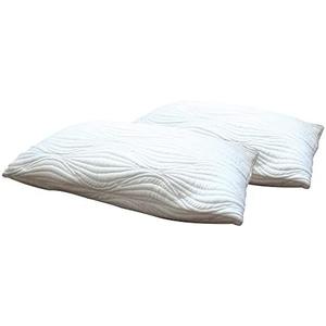 AC Pacific Nidra Collection Gel Infused Memory Foam Queen/Standard Sized Pillow, White, 2 Piece, 2 Count