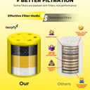 Heavy Duty Shower Filter 2 Pack,High Output Shower Water Filter - Shower Head Filter 99% Removal for Hard Water, Chlorine, Fluoride,Heavy Metals and Harmful Substance - Skin & Hair Care Solution