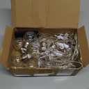 Wishing Ball Fairy Curtain Lights, 200 LED Edison Style Twinkle String Lights with Remote Control, USB Powered Indoor/Outdoor Decor for Bedroom, Christmas, Wedding, Party (Warm White)