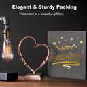 22nd Anniversary Copper Gifts for Him Her 22 Year Wedding Anniversary | 22 Year Wedding Anniversary Copper Gifts for Couples Wife Husband Women Men Hand Forged Copper Heart Art Keepsake Home Decor