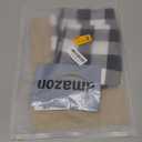 HOMEFSN 14 x 36 inch Tablerunners 100% Cotton Buffalo Check Table Runner for Christmas, Winter, Family Dinner, Outdoor or Indoor Parties Black and White