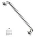 ZUEXT 2 Pack 24 Inch Brushed Nickel Stainless Steel Bath Shower Grab Bar