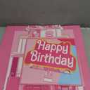 Pink Cupcake Stand 3-Tiered Cardboard Cake Stand Dessert Table Displays Pink Princess Assemble Cupcake Tower Holder Tier for Floral Tea Happy Birthday Party Decoration Favors Baby Shower