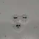 Enhon Shower Faucet Handle Replacement, Compatible with Price Pfister Contessa and Windsor Tub and Shower Faucets, Hot and Cold Knob Replacement, Clear Acrylic, (3 Piece)