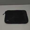 Laptop Sleeve 13 inch, Shockproof Protective Computer Case with Accessories Pocket, Portable Laptop Bag Compatible with 13 in New MacBook Air, MacBook Pro 13 inch, Black