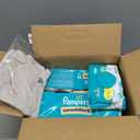 Pampers Gift Set, Disposable Diapers, Sensitive Wipes, & Milestone Gifts