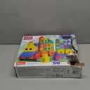 MEGA BLOKS First Builders Toddler Building Blocks Toy Set, ABC Musical Train with 50 Pieces, Music and Sounds, Ages 1+ Years