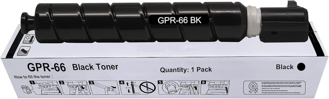 GPR-66 GPR66 Black Toner Cartridge Replacement for Canon GPR-66 GPR66 Toner use imageRUNNER Advance DX C3926i DX C3930i DX C3935i DX 3926 DX 3935 DX 3930 Printer