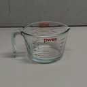 Pyrex 4-Cup Glass Measuring Cup For Baking and Cooking, Dishwasher, Freezer, Microwave, and Preheated Oven Safe, Essential Kitchen Tools (Clear)