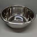 meleg otthon Stainless Steel Mixing Bowl, Stainless Steel Basin, 18.5QT Mixing Bowls,Heavy Duty Deeper Edge Mirror Finish Dishwasher Safe Bowl(15.74'' diameter x 6.02''high)