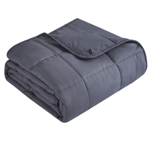 Topcee Weighted Blanket for Adults (15 lbs, 48" x 72") Twin Size Soft Cooling Heavy Blanket Sleeping, Apply to 130-160 lbs Body, Thick Breathable Blanket with Glass Bead, Easy Care