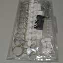 HXWEIYE 300LED Fairy Curtain Lights, 9.8x9.8Ft USB Plug-in 8 Modes Christmas String Hanging Lights with Remote for Bedroom Backdrop Wedding Indoor Wall Decor, Blue, Standard  1 Pack