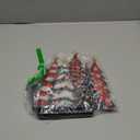 Christmas Tree Paper Towel Holder, Xmas Decor Towels Paper Holder for Kitchen Countertop, Christmas Party Decoration Paper Stand Dispenser Holders Red Trees Steady Roll Holder for Winter Holiday (One Size)