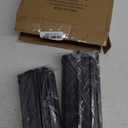 Smgmg Silverware Drawer Organizer, Silverware Organizer for Drawer, 6 Pack Utensil Organizer for Kitchen Drawers, Kitchen Drawer Organizer for Large Utensils with Interlocking Arm (9.6 * 3 * 2 inch) (Black)