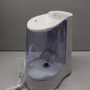 Vicks Warm Mist Humidifier FilterFree 1Gal Tank, Auto ShutOff, Night Light, VapoPad and VapoSteam Compatible (White)