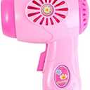 Toyvian Small Doll Hair Dryer: Pretend Play Play Toy for Girls 3-7, Hair Dryer Montessori Kitchen Playset Educational Toys for Beauty, Doll House Accessories, Pink or Rose Red