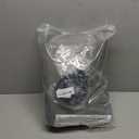 MAGZO Magnetic Thermal Insulated Door Curtain with Perspective Window, 60" x 80", Made of Oxford&Cotton, Screen Insulation Cover Blanket for Winter/Commercial Double Doors, Keep Cold Out, Grey (Gray)