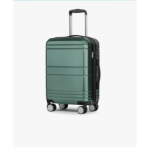 KYME Carry On Luggage 22x14x9 Airline Approved with TSA Lock Hard Shell Carry On Suitcase Lightweight Suitcases with Wheels Small Luggage for Men Women,Carry-On 20 Inch,Green
