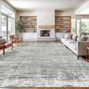 zesthome 10x12 Area Rugs - Large Modern Abstract Washable Rug, Low Pile Living Room Rug, Soft Anti-Skid Indoor Rugs, Non-Shedding Carpets for Bedroom Dining Living Farmhouse Nursery Home Office