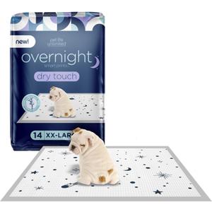 Pet Life Unlimited Overnight Extra Extra Large Puppy Pads, Pee Pads for Dogs, Dog Training Pads - Odor Controlling Dog Pee Pads with Wetness-Activated Fragrance - USA Made - 30" x 36" - 14ct (XXL)