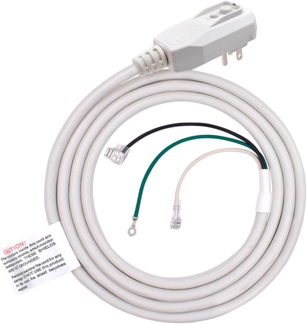 ELEGRP 0651515LY L15515 L22515 14AWG LCDI Power Cord Plug for A/C Air Conditioner, E250451 UL Certified, 7.5FT Leakage Current Detection Interrupter Replacement, 120V 15A 1800W 60Hz NEMA 5-15P, 1 Pack ELEGRP 0651515LY L15515 L22515 14AWG LCDI Power Cord Plug for A/C Air Conditioner, E250451 UL Certified, 7.5FT Leakage Current Detection Interrupter Replacement, 120V 15A 1800W 60Hz NEMA 5-15P, 1 Pack