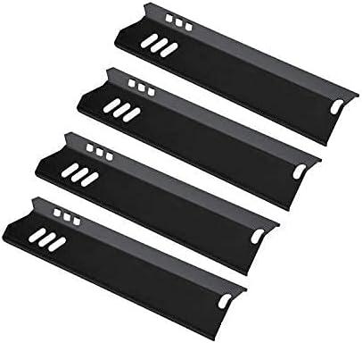 GasSaf 15 inch Heat Plate Replacement for Backyard GBC1460W, GBC1461W, Dyna-glo DGF510SBP, DGF510SSP, Uniflame GBC1059WB, BHG and Others, Porcelain Steel Heat Shield Tent(15" x 3 13/16")(4-Pack)