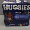 Huggies Overnites Size 5 Overnight Diapers (27+ lbs), 50 Ct