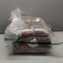 Klear Vu Gripper Overstuffed Universal Non-Slip Dining Chair Cushions for Kitchen Decor or Office Use, U-Shaped Skid-Proof Seat Pad, 15x15 Inches, Set of 4 (Pack of 1), Multi