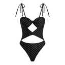 Cupshe x Kelsey Anderson Poolside Polaroid One-Piece Swimsuit, Size: S