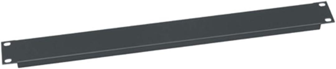 Middle Atlantic EB1, 1 Space Blanking Panel for 19" Rack Mounts Flanged Econo Steel 1RU, Black
