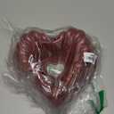 Domensi Heart Shaped Cake Mold Aluminium Fluted Cake Pan 3D Chocolate Cake Pan Kitchen Accessories Decoration, 10 Cup