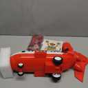 Dwi Dowellin Airplane Toy with Fire Truck Cars and Play Mat,Plane with Lights and Sounds for 3 + Years Old Boys and Girls