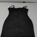 LCNBA Sexy Spaghetti Strap Tank Dress Basic Backless Bodycon Club Party Mini Dress (Medium, Black)