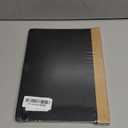 AHGXG Lined Spiral Journal Notebook, B5 Large Notebooks for Women Men, 140 Pages Hardcover Leather Notebook College Ruled, 100 GSM Paper, Notebooks for Work School Note Taking, 7.6" x 10", Black