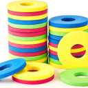 120 Pieces Foam Disc Shooter Flying Foam Disc Toy for Remote Control Robot Toy, Red, Blue, Yellow, Green