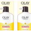 Olay Face Moisturizer, Complete with Sunscreen SPF 15, Daily Facial Lotion for Normal Skin, Lightweight Hydrating Broad Spectrum Sun Protection - Vitamin C, E, and Niacinamide - 6 Oz 2 Pack