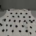 KevaMolly Womens Lounge Sets Ribbed Trim Polka Dot Print Tank Split Mini Skort 2pcs Set Sleeveless Polka Dot Sets XL