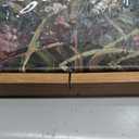 KUVIOKE Vintage Landscape Framed Wall Art 20x40in Large Meadow Sea of Flower Field Wall Prints Classic Retro Farmhouse Rustic Decorations for Living Room Bedroom (Natural Framed)